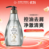 滋源（seeyoung）洗发水露水杨酸去屑控油樱花修护柔顺香氛洗头水 水杨酸控油去屑洗发水 400ml*1瓶