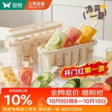 双枪（Suncha）冰棒雪糕冰棍模具制冰盒冰球冰块家用分格制冰神器 6只装带提手