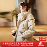 尚都比拉加厚保暖棉服女冬季女装连帽防风棉衣休闲百搭短款面包服棉袄外套