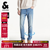 杰克·琼斯（JACK&JONES）男装夏季牛仔裤男弹力901修身裤子百搭男裤休闲男士牛仔裤四季款 牛仔蓝 第一批 31 175 W31/L30