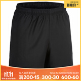 迪卡侬（DECATHLON）显瘦阔腿短裤速干凉感吸湿裤男运动透气宽松训练健身跑步FICM 款式B黑色-两侧插袋 (新旧随机) XL
