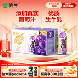 蒙牛真果粒葡萄味牛奶饮品250g*12盒  新老包装 送礼礼盒