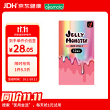 冈本JELLY MONSTER HOT避孕套超薄 成人计生情趣用品 12只 日本进口