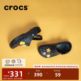 卡骆驰（CROCS）贝雅洞洞鞋男鞋女鞋轻便耐磨一脚蹬拖鞋休闲鞋百搭花园鞋|10126 黑色-001(含智必星) 41 /42(260mm)