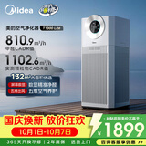 美的（Midea）【超大净化量】甲醛数显空气净化器鼻炎家用除烟味异味过敏原宠物吸猫毛净化机T1000 Lite