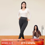 菇娘家【刘浩存同款】灰色打底裤羊毛保暖连裤袜女秋冬加绒格雷裤显瘦