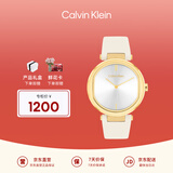 Calvin KleinCK手表雅致款皮带女士腕表25200254【节日礼物】