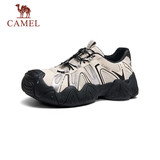 骆驼（CAMEL）云山1代网面户外徒步登山休闲丑萌鞋女 G25S076104 米/银/黑 37