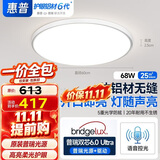 惠普全光谱卧室灯吸顶灯普瑞护眼超薄超亮led儿童房间书房灯具晨之光