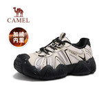 骆驼（CAMEL）云山1代户外徒步登山休闲丑萌鞋女加绒 G25S076104R 米/银/黑 36
