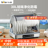 小熊（Bear）多功能消毒柜 家用小型桌面台式 厨房碗筷刀架立式消宝宝奶瓶 紫外线保洁柜ZTD30-A21E5