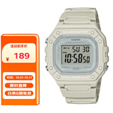 卡西欧（CASIO）手表男复古小方块运动防水学生男女f91w系列手表W-218HC-8A