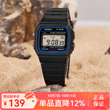 卡西欧手表 时尚简约复古小方块 潮流运动百搭电子表学生表考试表 F-91W-1 店长推荐