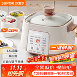 苏泊尔（SUPOR）电炖锅 炖汤盅 电炖盅隔水炖家用多功能煲汤锅炖汤锅4.5L陶瓷煲汤专用电锅3-4人 DZ25YC828