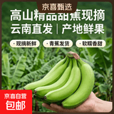 高山精品甜蕉现摘新鲜水果香蕉孕妇宝宝辅食搭配丫丫生鲜特产 云南香蕉净重4.5斤+【青蕉发货】