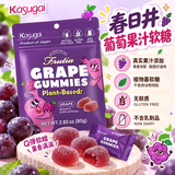 春日井（kasugai）日本进口休闲零食糖果葡萄味软糖80g/袋封口条装