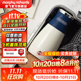 摩飞电器（Morphyrichards）便携式烧水壶烧水杯 宿舍电热水壶恒温壶 旅行出差电热水壶 烧水保温一体养生壶 0.4L MR6090轻奢蓝
