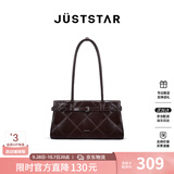 欧时纳（JUST STAR）情书包包女包2026新款包包女士单肩大容量通勤腋下法棍包生日礼物