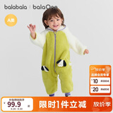 巴拉巴拉童装婴儿连体衣秋冬宝宝外出抱衣哈衣爬服珊瑚绒男童女童婴童衣服