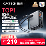 CUKTECH酷态科10号超级电能充Ultra氮化镓充电器120W多口快充头已接入米家APP兼容PPS100W笔记本苹果小米
