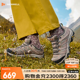 迈乐（Merrell）官方运动户外徒步鞋MOAB 3男鞋女鞋轻量减震V底防滑透气登山鞋 J035882灰（女） 36