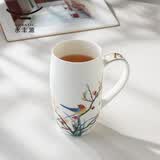 永丰源 国瓷永丰源 幸福春天 水杯 中国风 陶瓷马克杯单杯茶杯 情侣对杯 600ml单杯