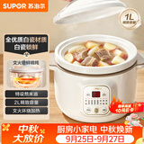 苏泊尔（SUPOR）电炖锅 电炖盅 煲汤锅 炖汤锅 煮粥锅 婴儿熬粥家用可预约白瓷 2-3人用2L DG20YC885