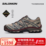 萨洛蒙（Salomon）男女款 城市轻户外防水透气舒适耐磨休闲穿搭运动鞋 XT-QUEST GTX 牛津棕 491278 36 (UK3.5丨 36)
