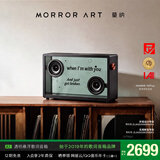 MORRORART 莫纳 A1悬浮透明歌词音箱无线蓝牙家用音响字幕可视化客厅卧室智能家居生日礼物国家补贴