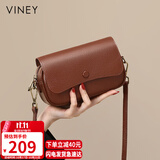 viney牛皮包包女包迷你手机包洋气单肩斜挎包生日礼物高级感送女友老婆