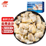 灵略新鲜活剥蛤蜊肉净重2斤 花甲花蛤蚬子肉大号去壳去沙 生鲜 贝类