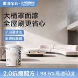 嘉宝莉罩面漆艺术漆室内墙面乳胶漆保护防水透明水性哑光罩面油漆5kg
