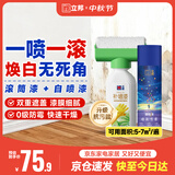 立邦荷净墙面修补膏滚筒漆自喷漆翻新清洁修复内墙乳胶漆500g&220ml