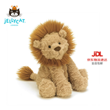 Jellycat波浪毛狮子动物毛绒玩偶公仔安抚潮玩娃娃送礼生日礼物 波浪毛狮子 Medium