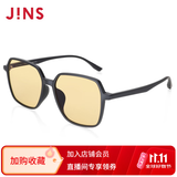 睛姿（JINS）防蓝光大方框男女护目眼镜56%电脑辐射轻量FPC22S253学生开学 97B亚光黑色（包装全新升级）