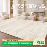七棉地毯客厅卧室防水免打理毯可擦免洗高级轻奢家用160*230cm