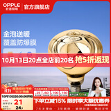 欧普照明（OPPLE）浴霸取暖灯泡官方原装防爆膜灯暖275W中间照明浴霸灯泡卫生间浴室 【浴霸取暖金泡】1只