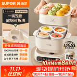 苏泊尔（SUPOR）电炖锅 煲汤锅电炖盅隔水炖辅食陶瓷燕窝家用全自动多功能锅蒸炖一体2.5L分体可拆新款DZ25YC889