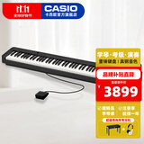 卡西欧（CASIO）电钢琴成人CDP-S160入门考级培训重锤88键便携款初学轻薄 CDP-S160+官方标配