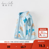 戴维贝拉（DAVE＆BELLA）儿童摇粒绒马甲女童上衣男童背心童装宝宝衣服小童坎肩秋装新款 老虎印花【DB3237652】 120 cm（建议身高110-120cm）