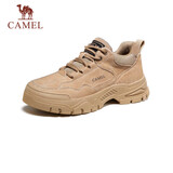 骆驼（CAMEL）男士复古户外登山工装休闲低帮鞋 G13A342170 流沙色 38 