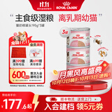 皇家（ROYAL CANIN）猫粮慕斯猫罐头湿粮奶糕幼猫粮全价粮 猫咪主食级罐头BMC 【1170g 猫奶糕罐头】195g*6罐