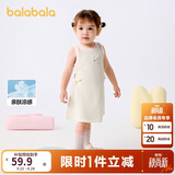 巴拉巴拉女童连衣裙宝宝裙子Polo背心裙2025夏装洋气时髦甜美208225111002