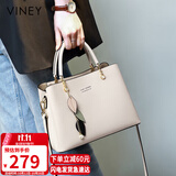viney牛皮包包女包斜挎妈妈包大容量单肩手提包生日礼物高端送女友母亲