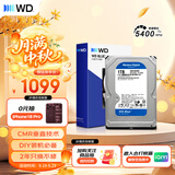 西部数据（WD）1TB 台式机机械硬盘 WD Blue 西数蓝盘3.5英寸 5400转64MB SATA CMR垂直DIY装机电脑硬盘 WD10EARZ