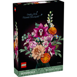 乐高（LEGO）积木10342 心动的信号同款粉黛花束男女孩玩具生日礼物赠礼袋