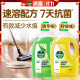 滴露（Dettol）地板清洁剂2L*2 无水印混香拖地清洁木地板清洁剂去污杀菌洗地机