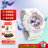 卡西欧（CASIO）【情人节礼物】手表女G-SHOCK和BABY-G系列运动石英表送女生 BA-110FH-7A白敬亭联名原型款