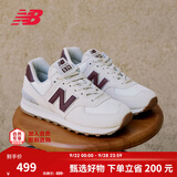 NEW BALANCENB官方秋季女款耐磨复古厚底轻便百搭休闲运动慢跑鞋WL574RCF 米白色 WL574RCF 36.5 (脚长23cm)尺码详询客服