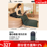 骆驼户外旅行便携秋冬季加厚保暖露营单人睡袋室内外可拼接成双人睡袋 加厚款“暖心”睡袋-翠柏绿 5103